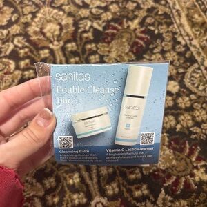 NIB Sanitas Double Cleanse Duo sample bundle